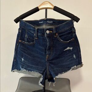 Old Navy Women's Dark Blue Denim Shorts